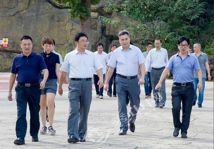 涪陵区政协主席徐志红来我县考察